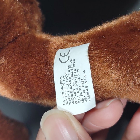 •Collections For Target RB Russ Berrie November heart Brown Teddy Bear 🧸 7.5 in - Picture 11 of 11